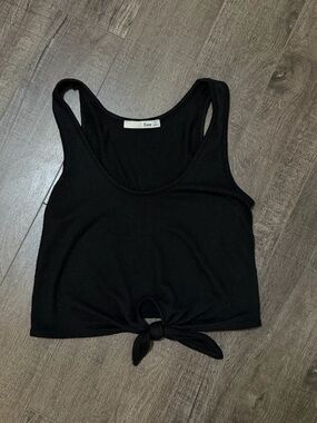 Aritzia Wildfred Free black knit tank - XS